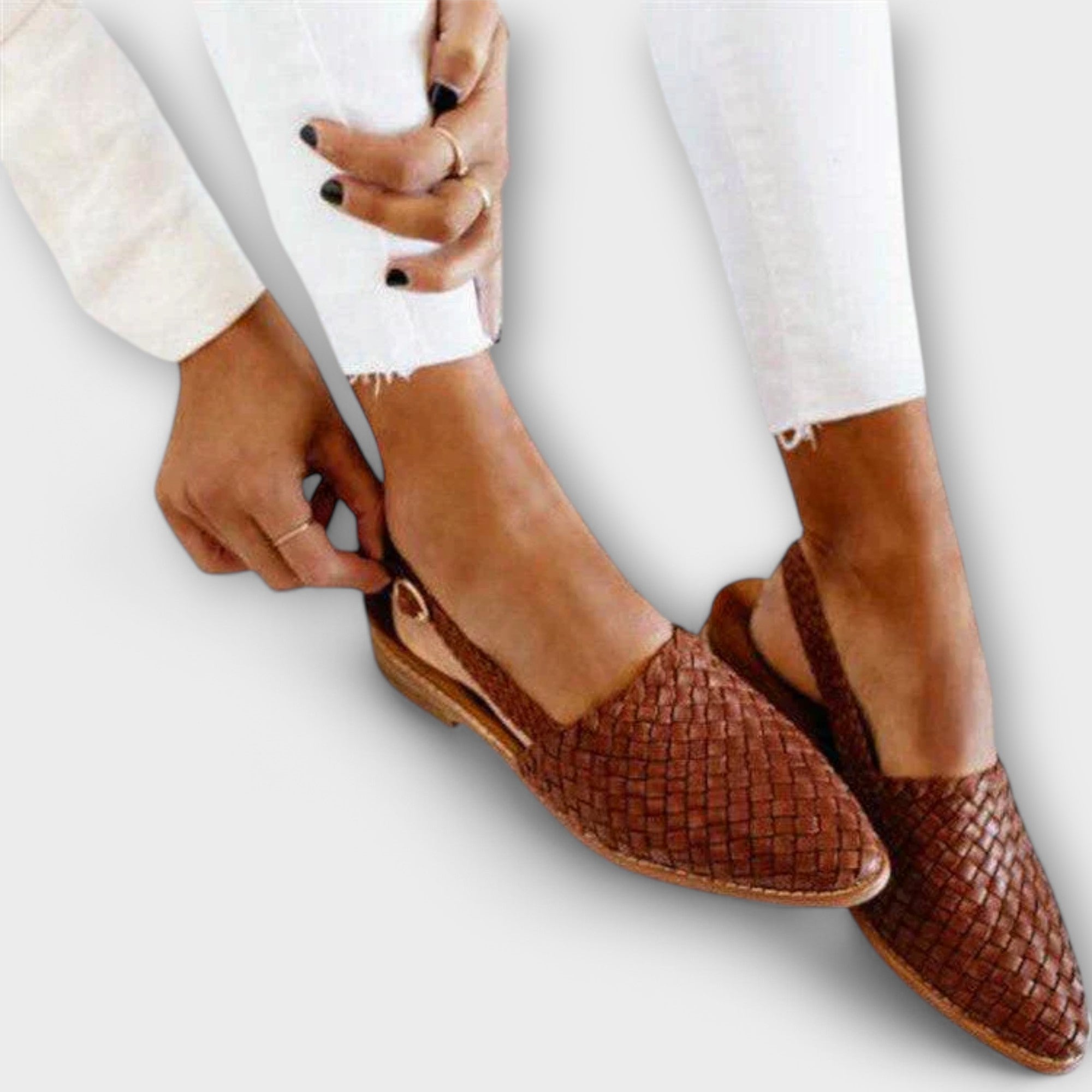 Maeve | Woven Slingback Loafer