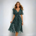 Camila | V-Neck Short Sleeve Summer Dress