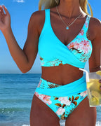 Sasha | Stylish Floral Cut-Out Bikini