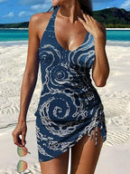 Cassandra | Floral Graphic Tankini with Shorts