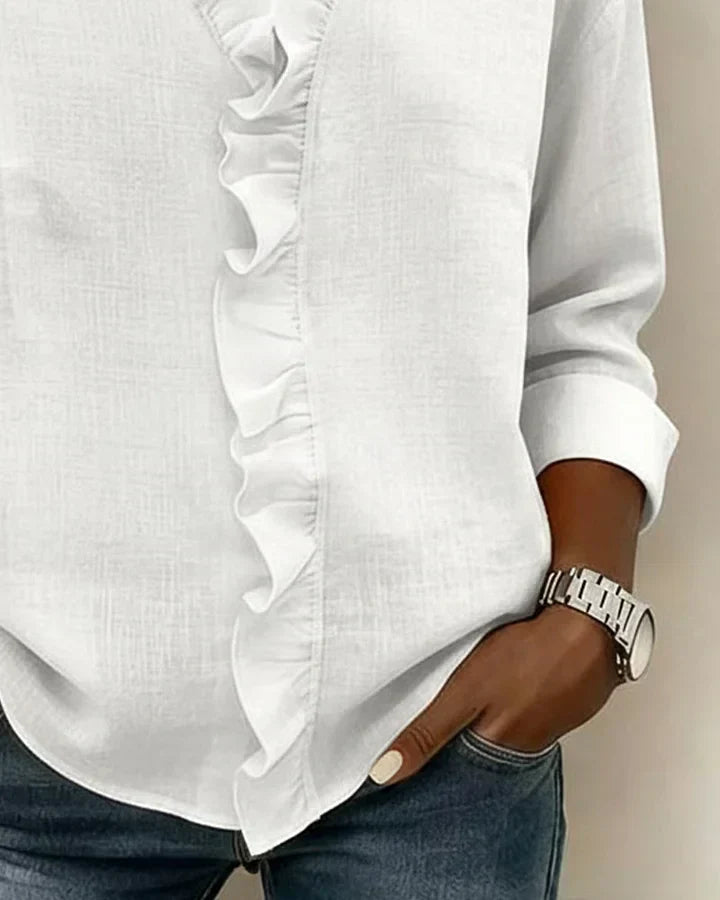 Althea | Lightweight V-Neck Blouse