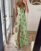 Sonya | Timeless Sleeveless Slit Midi Dress
