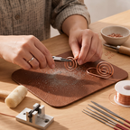 Patricia's Cascade Copper Hand Spiral