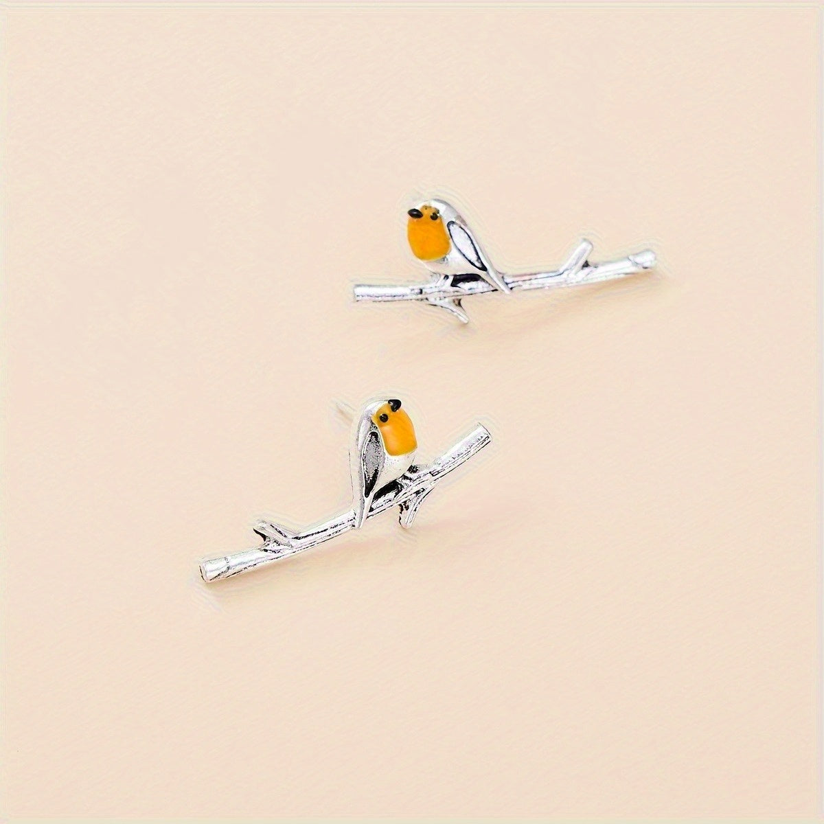 Bird Cartoon Earrings