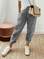 Rosie | Relaxed Striped Summer Pants