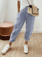 Estelle | Relaxed Striped Summer Pants
