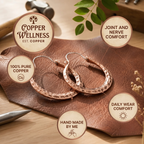 Patricia's Spark Copper Earrings