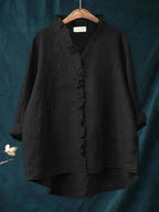 Felicia | Casual Ruffle V-Neck Blouse