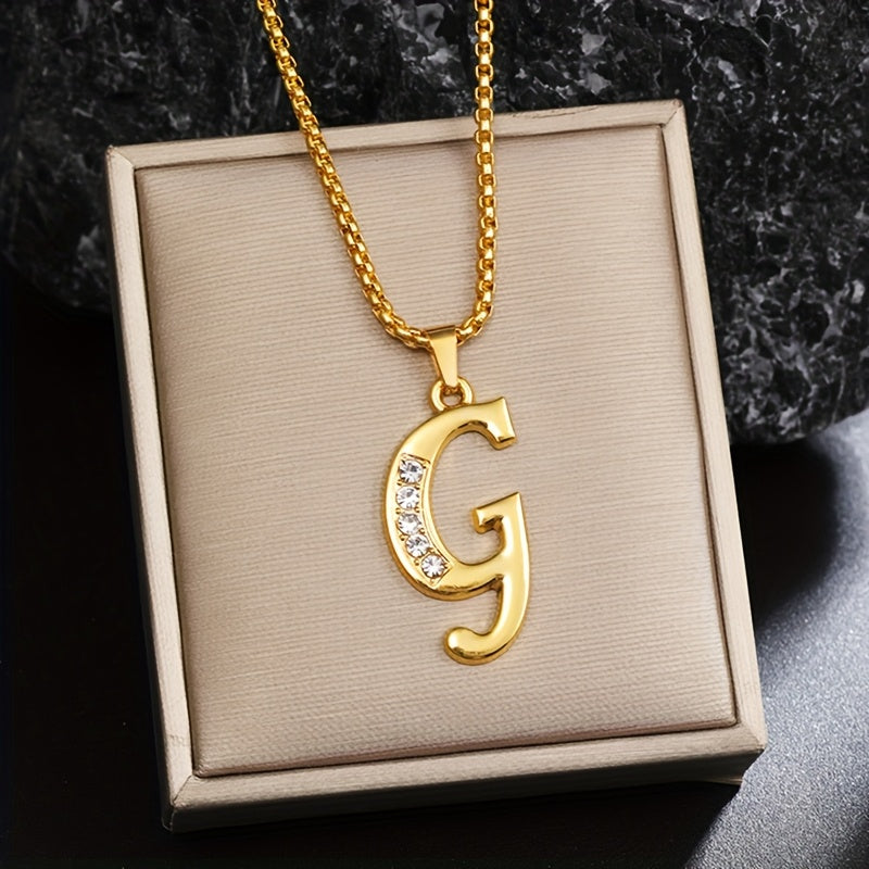 Ava | Initial Gold Necklace