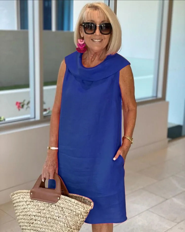 Juliette | Casual Sleeveless Round Neck Dress