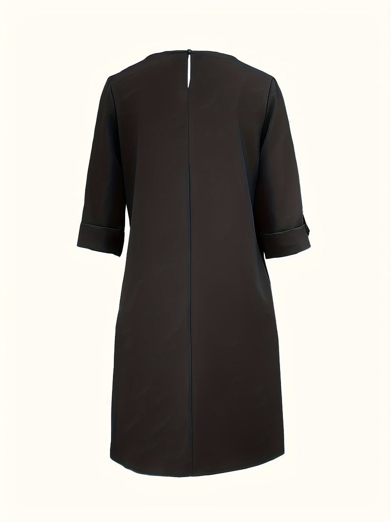 Beatrice | Comfortable Round Neck Dress