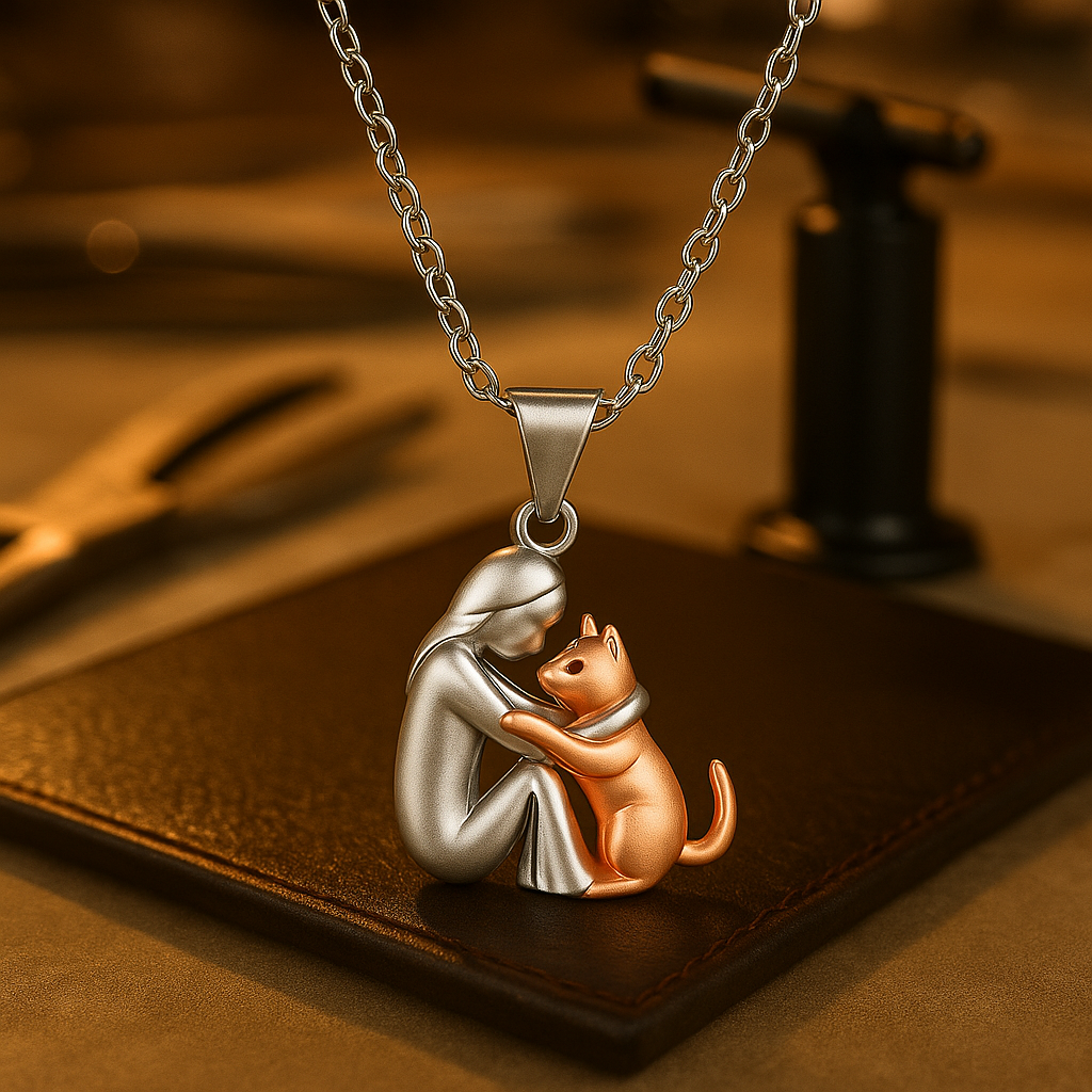 Cat Hug | Pendant Necklace