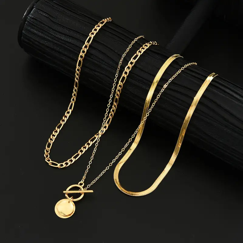 Savella | Coin Layered Necklace