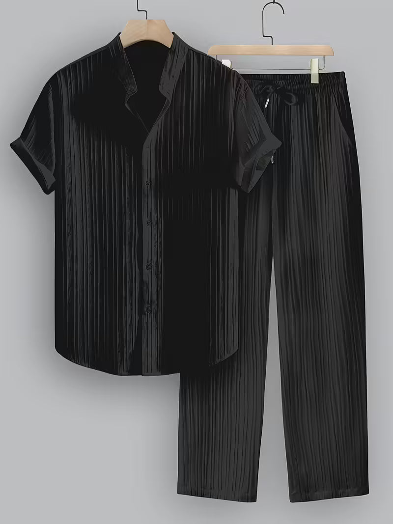 Mitchell | Classic Collar Shirt and Trouser Set