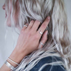 Adjustable Plain Ring in 925 Silver