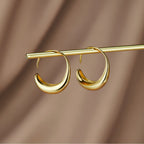 Kira | Drop Hoop Earrings