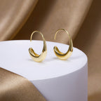 Kira | Drop Hoop Earrings