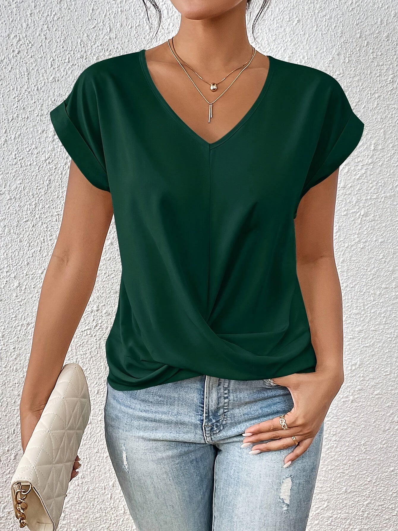 Aria | Casual V-Neck Everyday Top