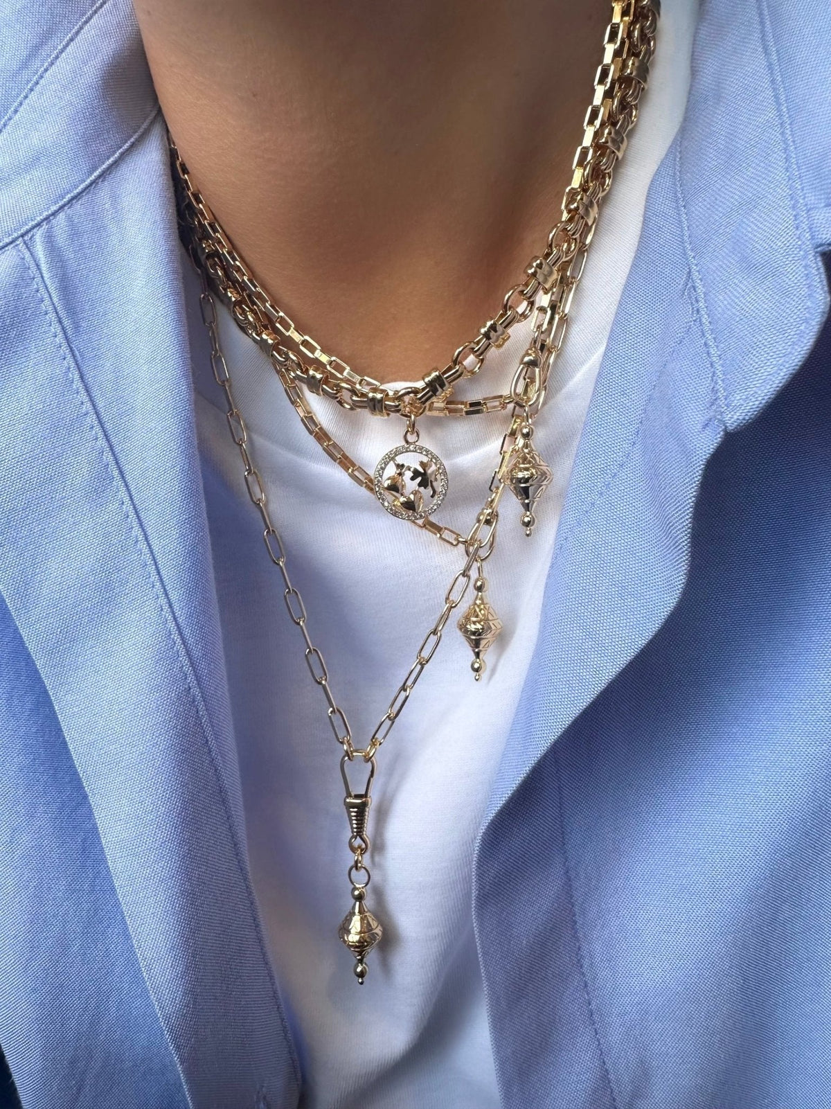 Tibet | Long Cone Necklace