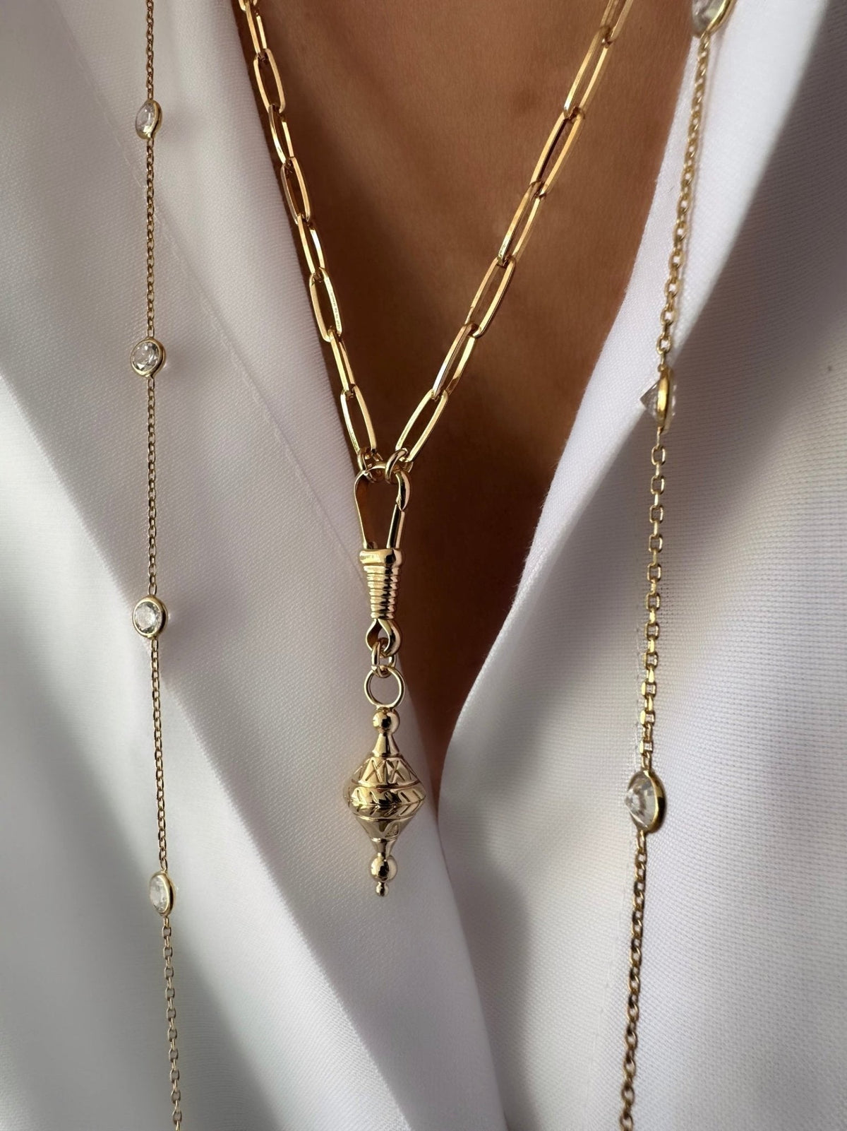 Tibet | Long Cone Necklace