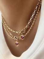 Rouge | Red Stone Necklace