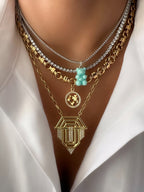 Classic Riviere Necklace (3mm) (925 Silver)