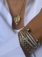 Petite Cruise Bracelet (18k gold plated 925 silver)