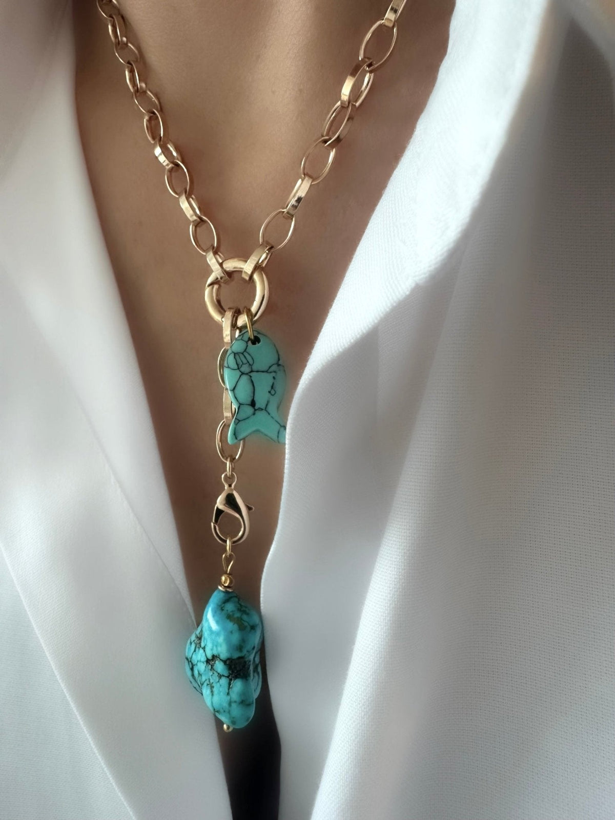 Atlantic Necklace (Turquoise)
