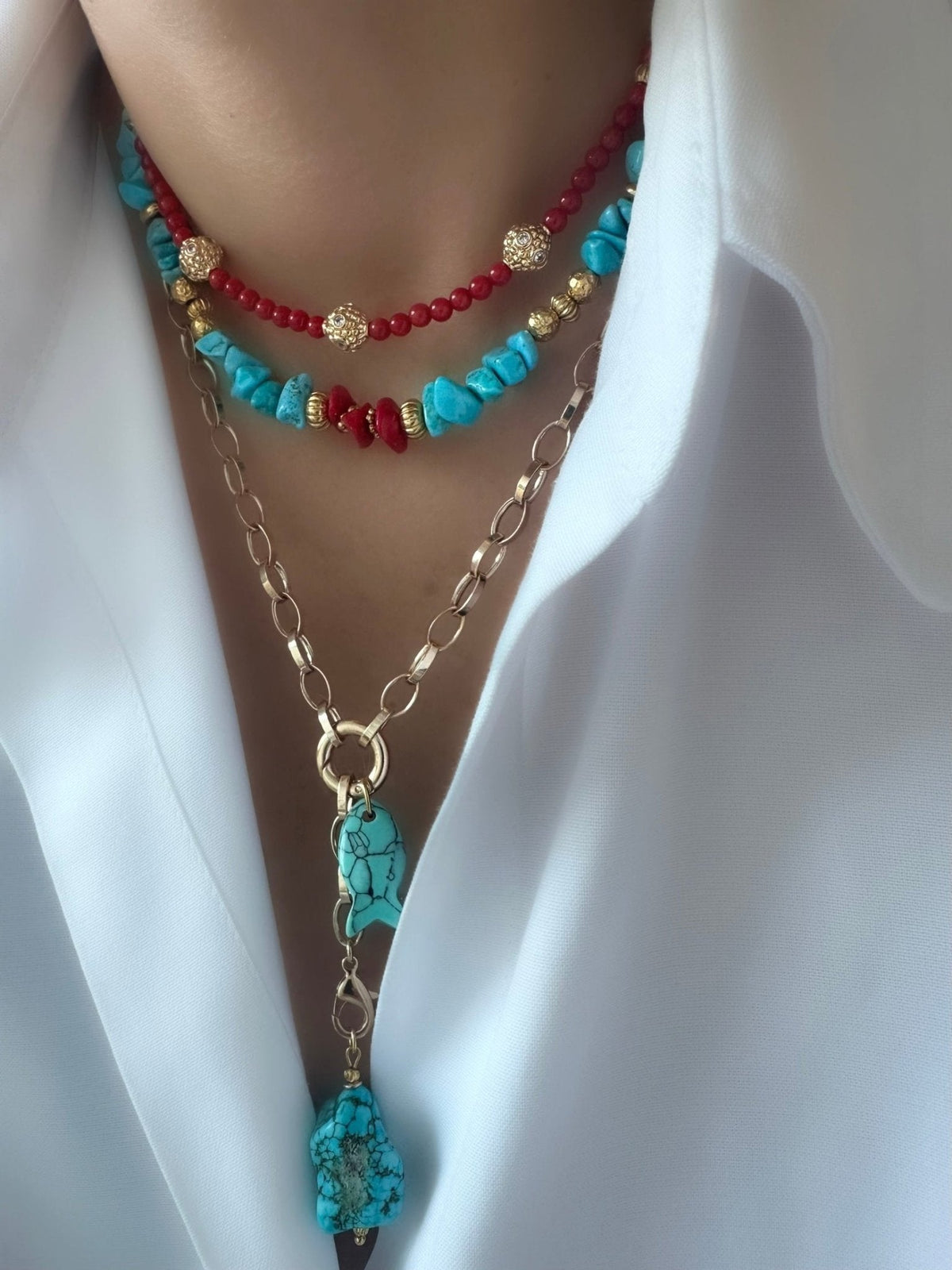 Atlantic Necklace (Turquoise)