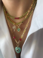 Allure Passion Vert Necklace (Aventurine)