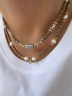 Pyrite Strong Necklace (925 Silver and Pyrite)