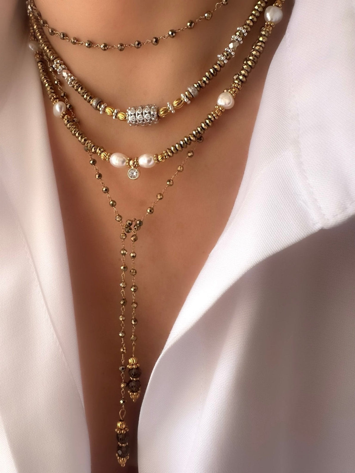 Pyrite Necklace (Pyrite)