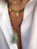 Lavanda | Fluorite Stone Necklace