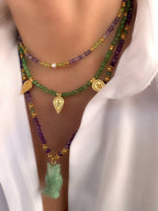 Lavanda | Fluorite Stone Necklace