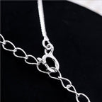 Elegant Half-Moon and Cat Necklace