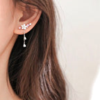 Alba | Crystal Cherry Blossom Earrings