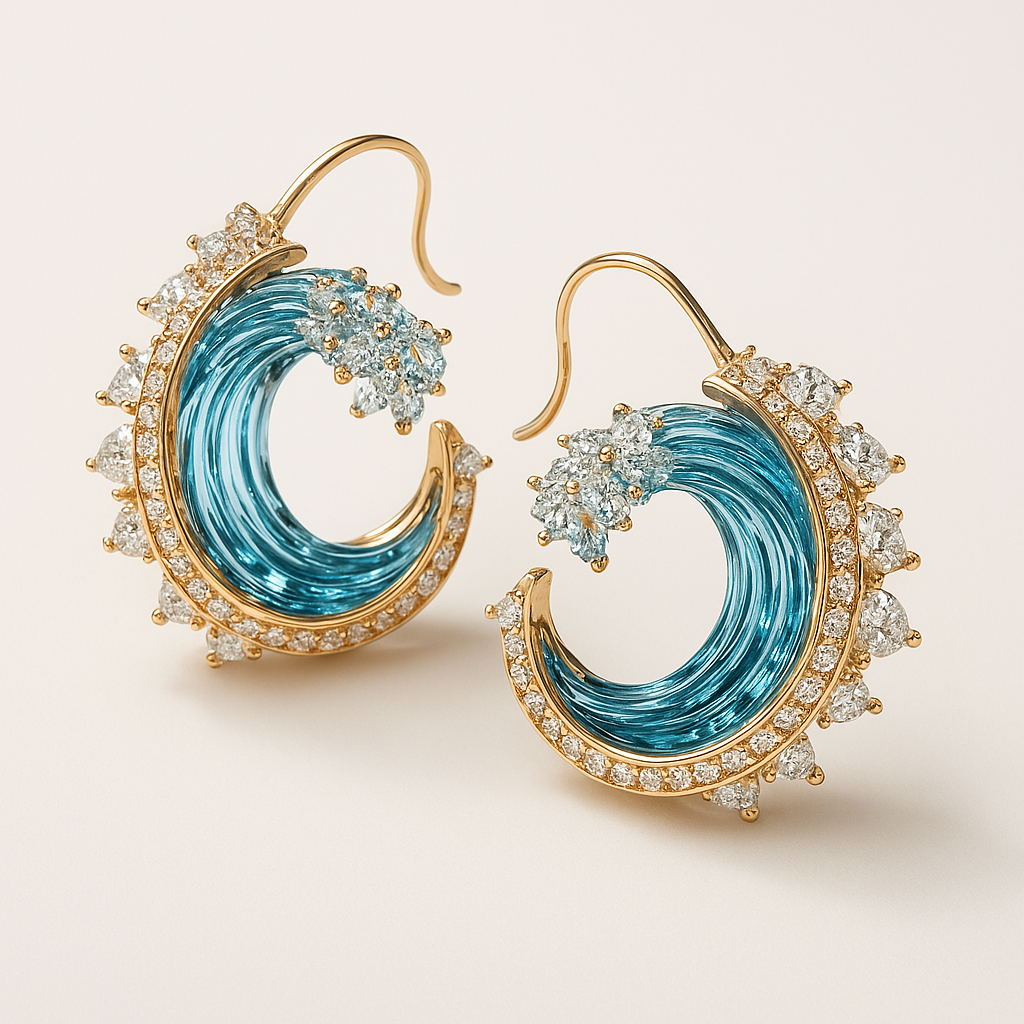 Ocean's Oath | Opal Earrings