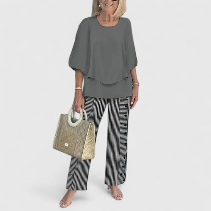 Jacqueline | Sophisticated Loose Two-Piece Set