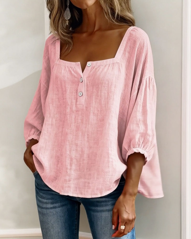 Orlinda | Stylish Relaxed Puff Sleeve Blouse