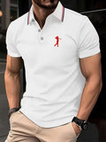 Simeon | Casual Short-Sleeve Golf Printed Shirt