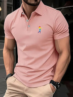 Laurence | Casual Short-Sleeve Golf Printed Shirt