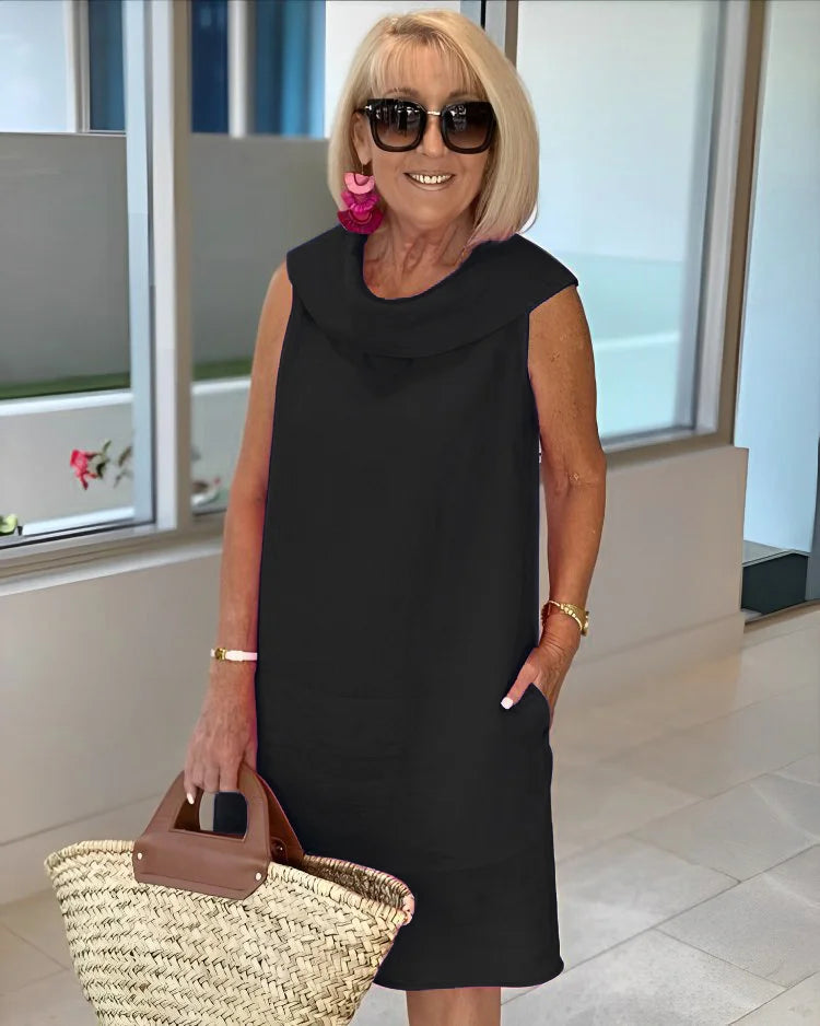 Juliette | Casual Sleeveless Round Neck Dress