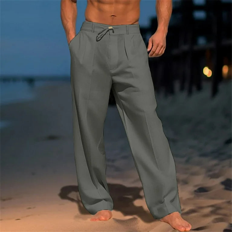 Victor | Classic Plain Wide Trousers