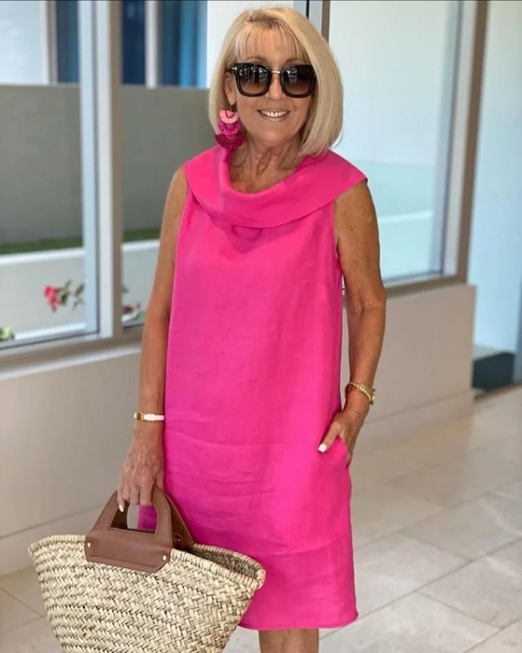 Juliette | Casual Sleeveless Round Neck Dress