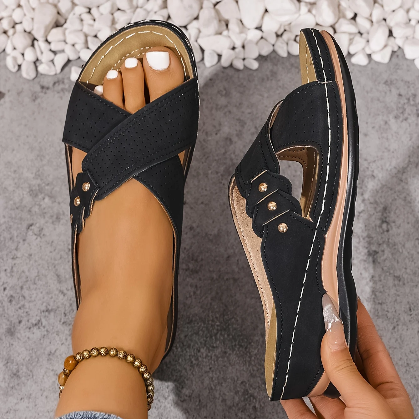 Ezera | Stylish Orthopedic Wedge Sandals