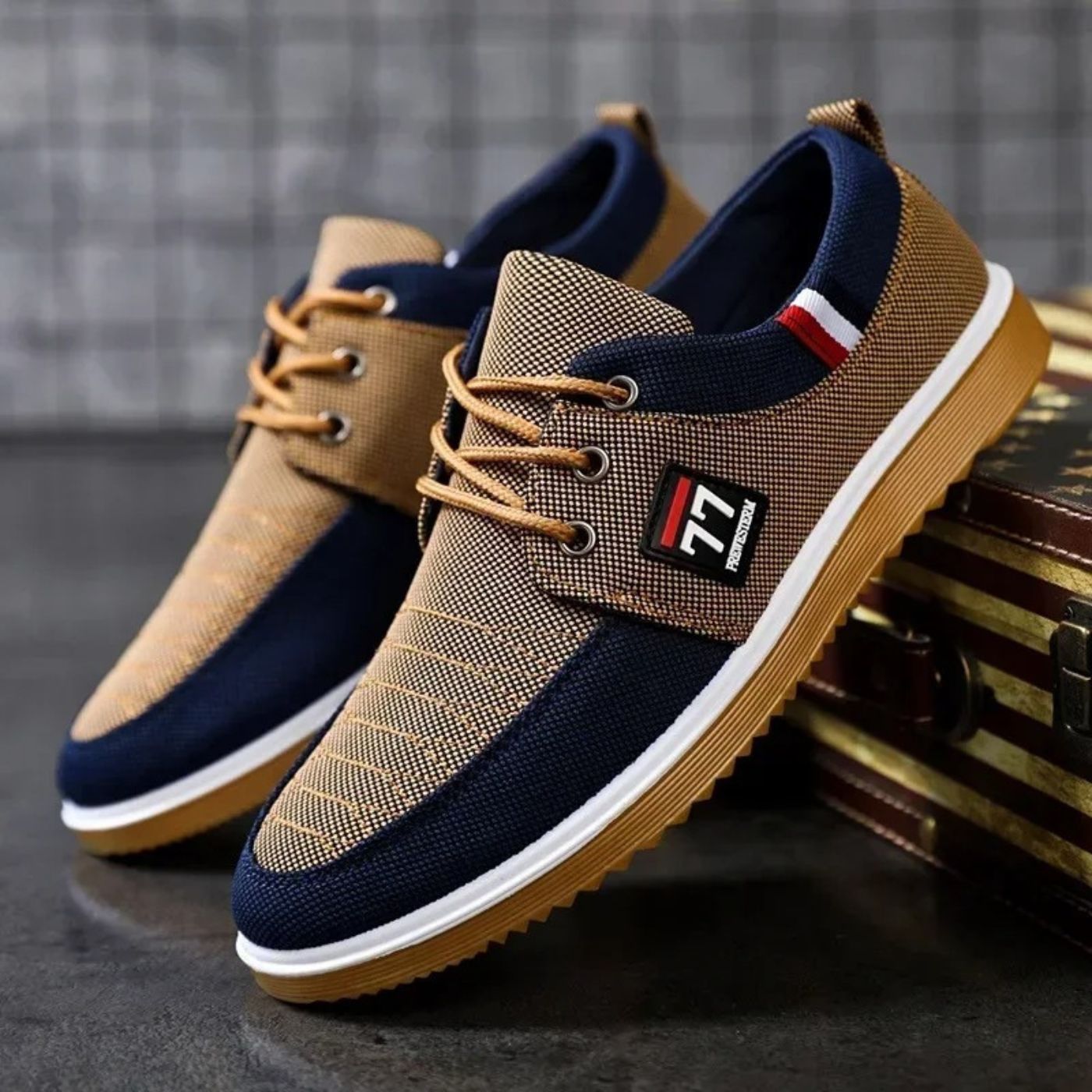 Fletcher | Orthopedic Canvas Lace Shoes