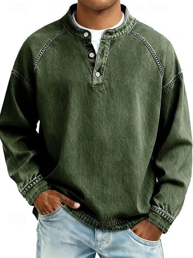 Dorian | Casual Vintage Long Sleeve Shirt