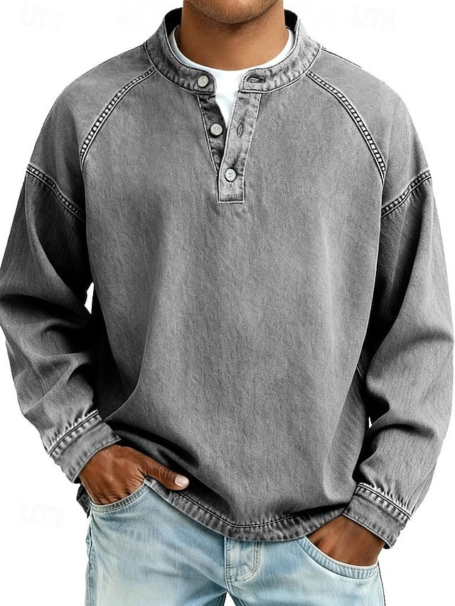 Dorian | Casual Vintage Long Sleeve Shirt