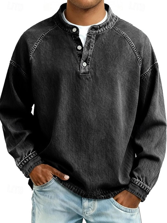 Dorian | Casual Vintage Long Sleeve Shirt