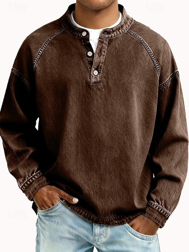 Dorian | Casual Vintage Long Sleeve Shirt